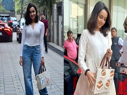 Shraddha Kapoor's Love For Mumbai Street Food Is So Deep, She Has It All Over Her Handbags Shraddha Kapoor's Love For Mumbai Street Food Is So Deep, She Has It All Over Her Handbags