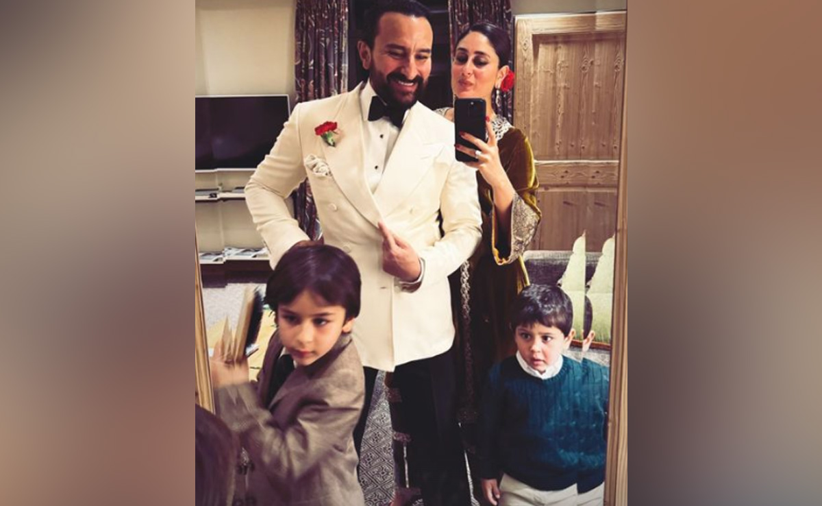 Kareena Kapoor, Saif Ali Khan And Their Kids Taimur-Jeh Welcome New Year In Style In Switzerland