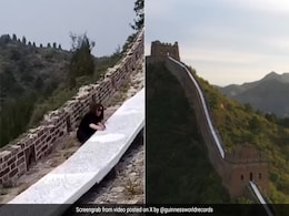 चीन की महिला ने अकेले बनाई दुनिया की सबसे लंबी ड्राइंग, ग्रेट वॉल ऑफ चाइना के टॉप पर की ये कलाकारी चीन की महिला ने अकेले बनाई दुनिया की सबसे लंबी ड्राइंग, ग्रेट वॉल ऑफ चाइना के टॉप पर की ये कलाकारी
