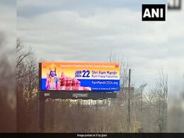 40 Billboards Displaying Ram Mandir Put Up In 10 US States Ahead Of Inauguration 40 Billboards Displaying Ram Mandir Put Up In 10 US States Ahead Of Inauguration