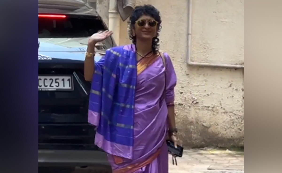 Aamir Khan's Ex-Wife Kiran Rao Attends His Daughter Ira Khan's <i>Haldi</i> Ceremony In A Nauvari Saree