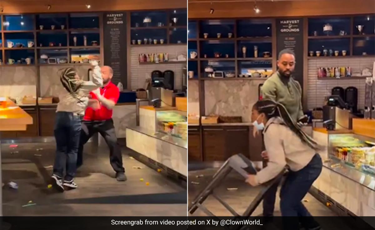 ''Give Me My Stuff'': US Airport Employee Swings Chair, Attacks Manager After Being Fired