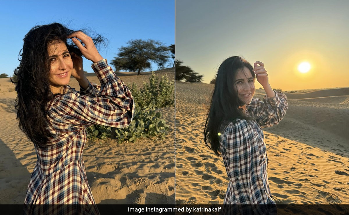Katrina Kaif's Fashionably Chic Holiday In Rajasthan Included A Checkered Dress And Vicky Kaushal