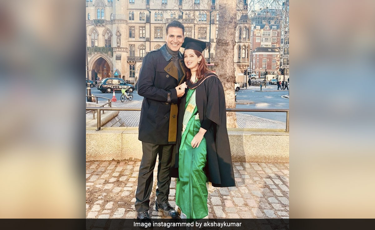 Akshay Kumar's Loved-Up Post For Wife Twinkle On Her Graduation Day: "I Knew I Had Married A Super Woman"