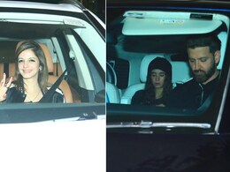 Pics: Shah Rukh Khan, Hrithik Roshan, Saba Azad, Sussanne Khan At <i>Fighter</i> Screening