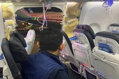 Plane Door Blows Out Mid-Air, Passenger's Video Captures Horror Plane Door Blows Out Mid-Air, Passenger's Video Captures Horror