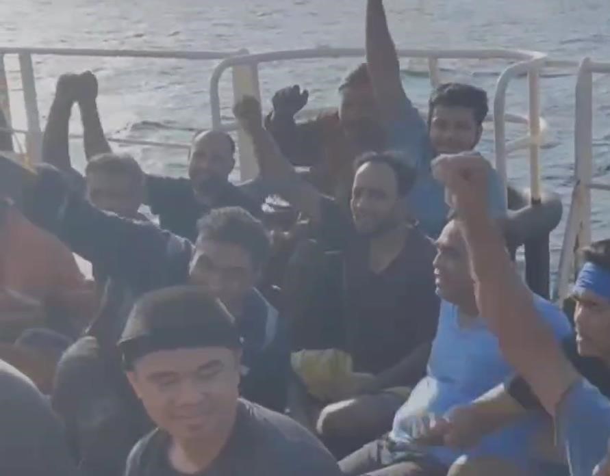 Indians Rescued From Hijacked Ship Chant "Bharat Mata Ki Jai", Thank Navy