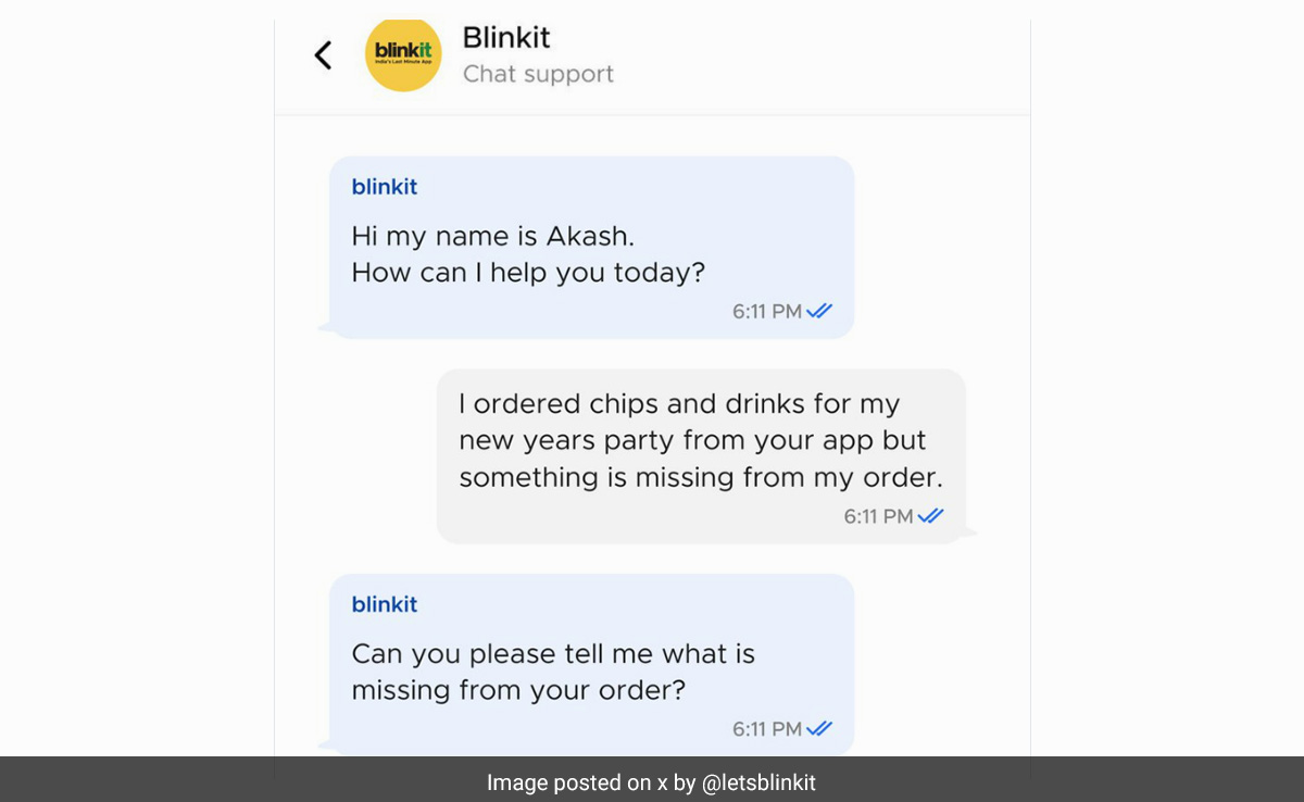 घर पर अकेला था कस्टमर, तो पार्टी के लिए Blinkit से कर दी ऐसी डिमांड, जानकर लोगों को लगा झटका