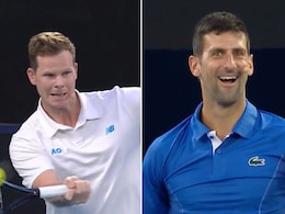 Watch: Novak Djokovic's Stunned Reaction To Steve Smith's Tennis Skills Is Viral