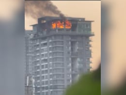 Fire Breaks Out On 26th Floor Of Mumbai High-Rise, None Hurt Fire Breaks Out On 26th Floor Of Mumbai High-Rise, None Hurt