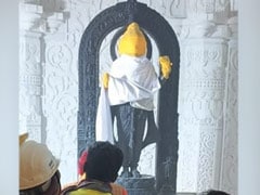 Exclusive: प्राण प्रतिष्ठा से पहले रामलला की मूर्ति की पहली तस्वीर आई सामने