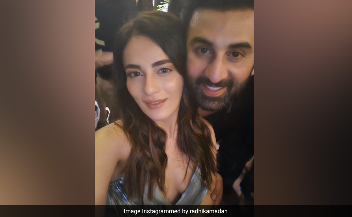 Inside Pic Of Ranbir Kapoor And Radhika Madan From <i>Animal</i> Success Party