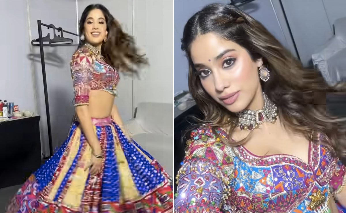 Janhvi Kapoor's Vibrant Ethnic <i>Lehenga</i> Can Outshine All The Modern Glitz And Glam