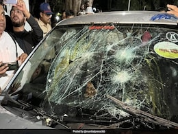 "Stones, Sticks, Eggs, Ink...": Journalist Nikhil Wagle Details Mob Attack On Car In Pune "Stones, Sticks, Eggs, Ink...": Journalist Nikhil Wagle Details Mob Attack On Car In Pune