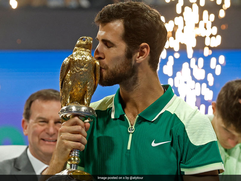 Karen Khachanov Ends Jakub Mensik's Dream Qatar Run To Clinch Sixth Title