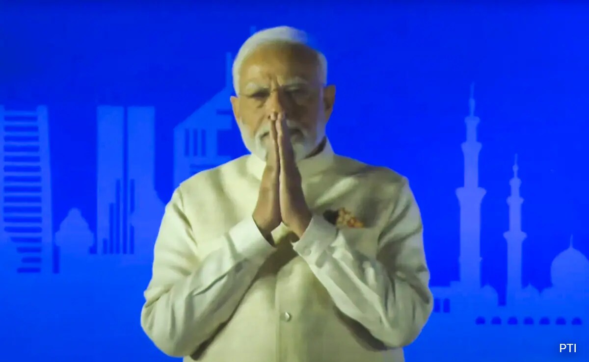 PM Modi UAE Visit Ahlan Modi Time To Hail India-UAE Friendship PM Modi At Mega Abu Dhabi Event - Vimarsana News