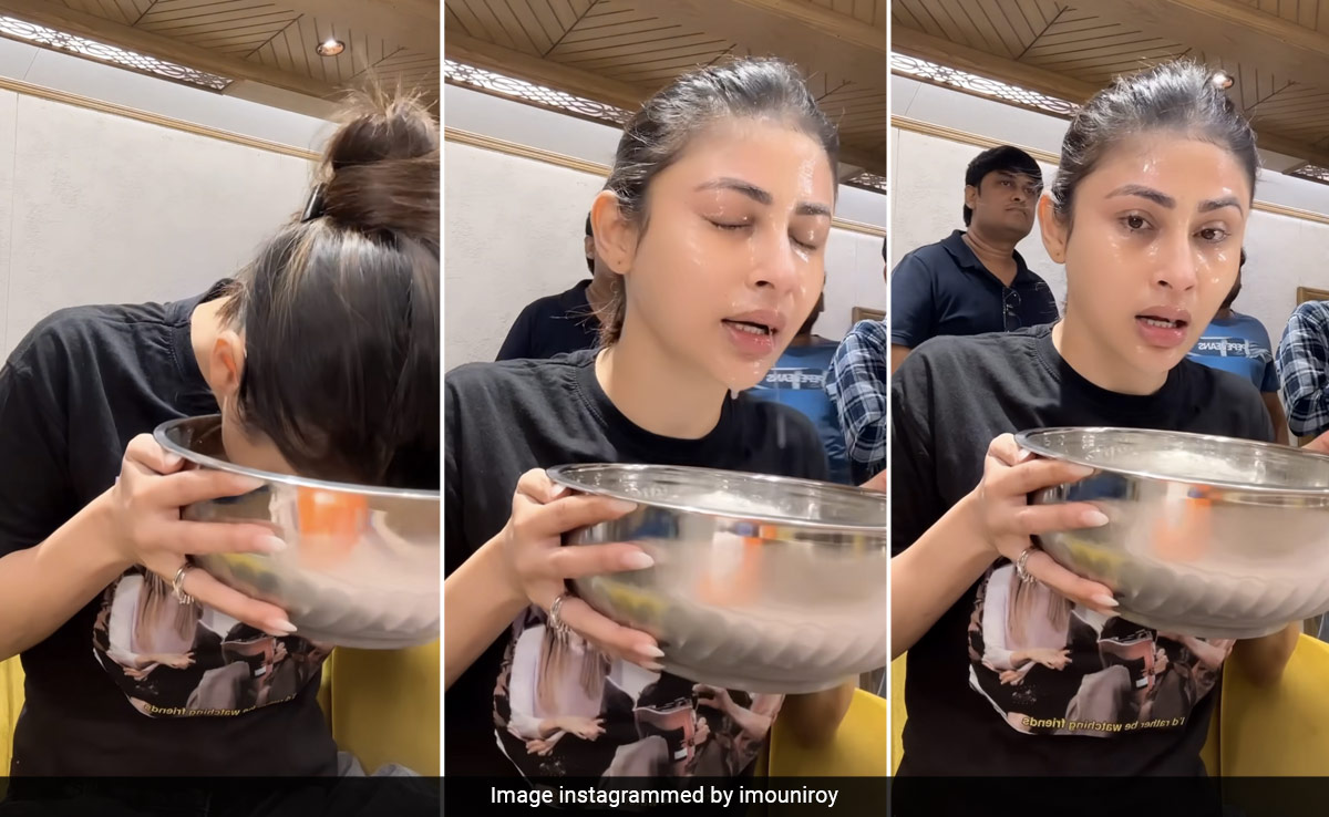 After Katrina Kaif, Kriti Sanon And Alia Bhatt, Ice Water Dunking Is Mouni Roy's Quickest Hack For Flawless Skin