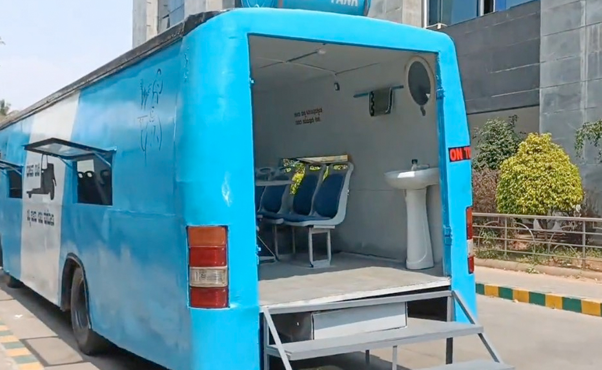 This Mobile Canteen Used To Be A Scrapped Bus! Initiative By Bengaluru Transport Body Gets Internet's Attention