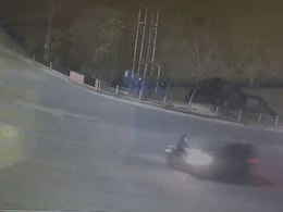 On CCTV, Man Flung Into Air After Speeding Car Hits His Scooter, Dies On CCTV, Man Flung Into Air After Speeding Car Hits His Scooter, Dies