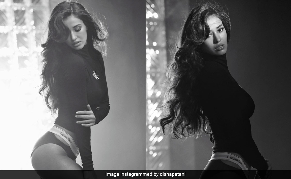 A Black Tee And Calvin Klein Briefs May Not Be Your Usual Loungewear, But It Sure Is Disha Patani's