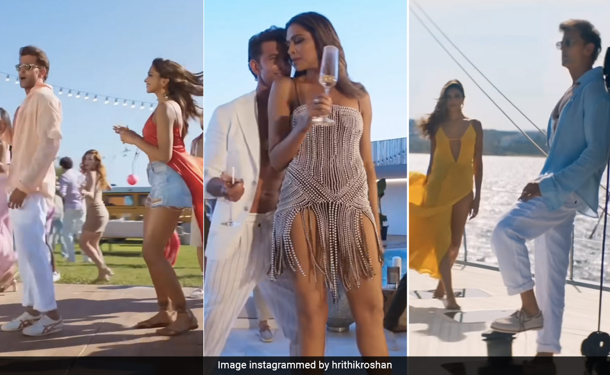 It's A Nautical Summer For Deepika Padukone In Swimsuits And Flowy Dresses In <i>Bekaar Dil</i> From <i>Fighter</i>