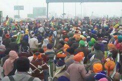 Tear Gas Fired As Farmers Prepare To Resume Delhi March Tear Gas Fired As Farmers Prepare To Resume Delhi March