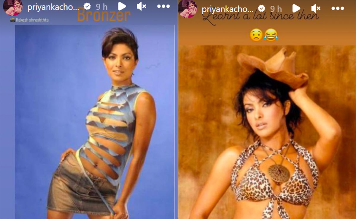 Priyanka Chopra's Throwback Style At 21 Included Leopard Print Swimsuits And Cutaway Details
