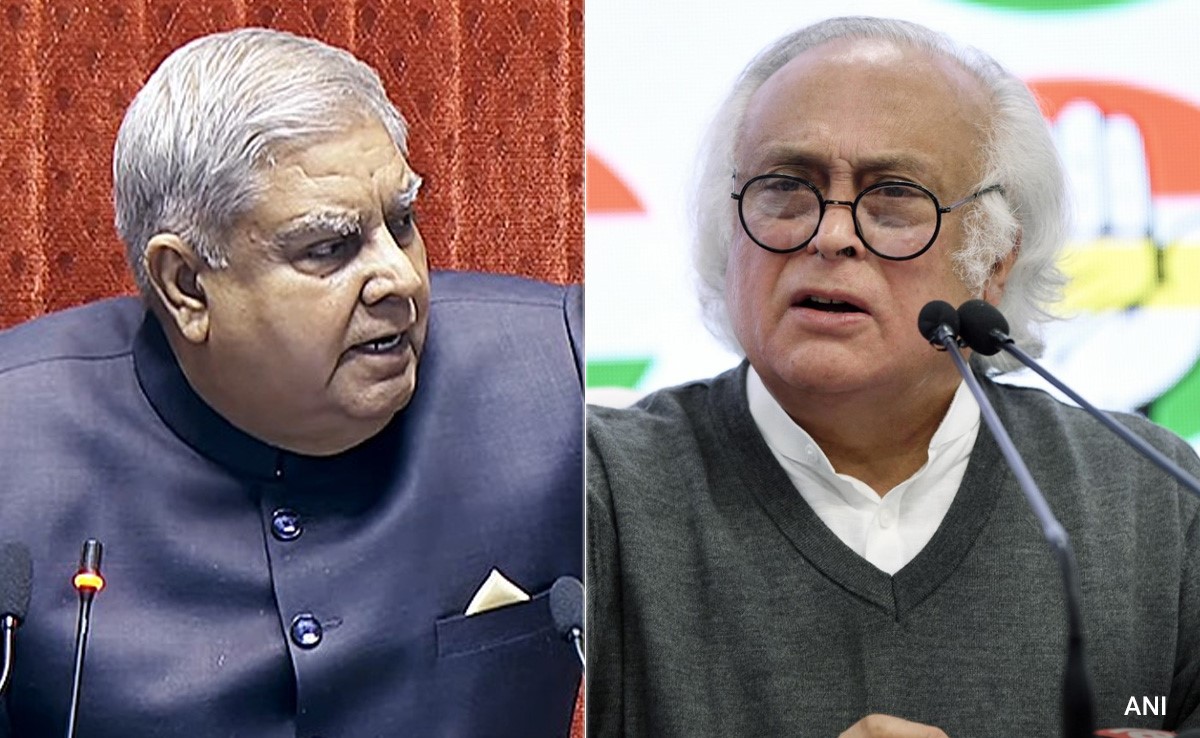 "Do Not Deserve...": Vice President Slams Jairam Ramesh For His Remarks Against Jayant Singh