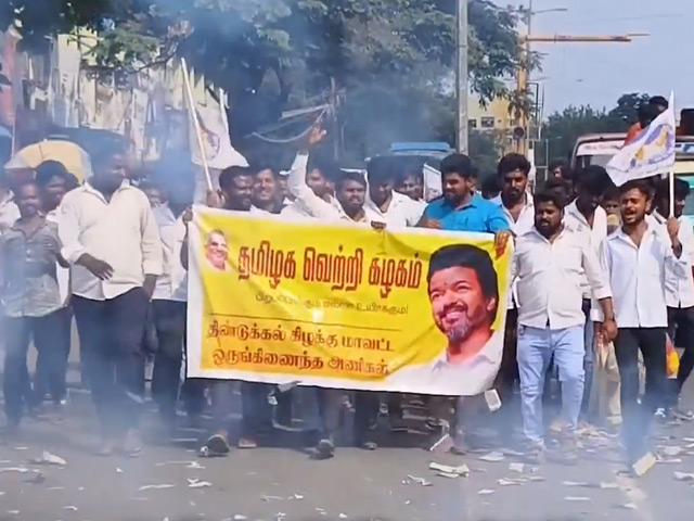 Celebrations In Tamil Nadu As Superstar Vijay Launches Political Party