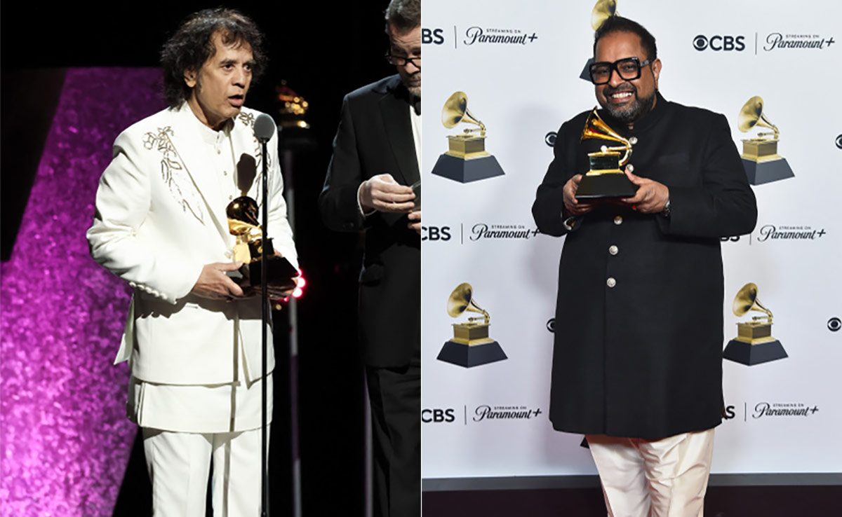 Zakir Hussain And Shankar Mahadevan Left Their Mark In Dapper Ethnic Ensembles On Their Grammys 2024 Winning Night