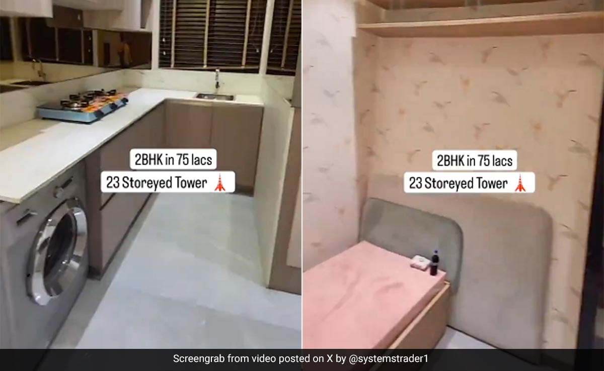 Watch: This Tiny 2 BHK Mumbai Flat Built Only In 323 Sq Ft Stuns Internet, Price Is...