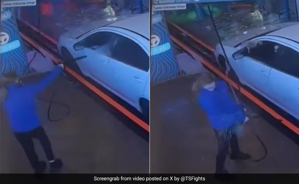 Video: Customer Throws Lemonade On Car Wash Employee. Then This Happens