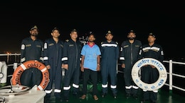 Coast Guard Ship Rescues Man Who Fell Into Sea Off Mumbai Coast