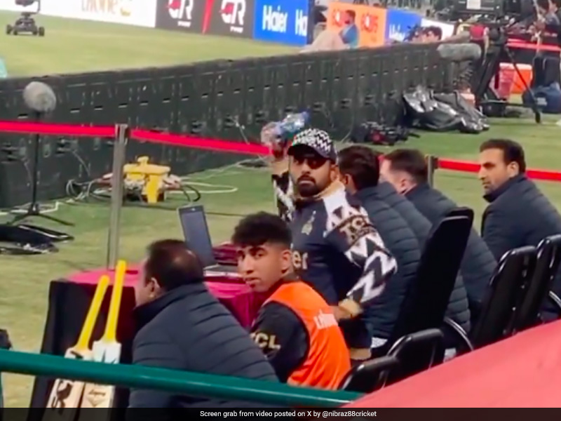 Watch: Angry Babar Azam Stops Short Of Throwing Bottle At Ill Mannered Fans