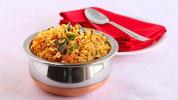 How To Make Udupi Masala Chitranna (Rice) For Lunch