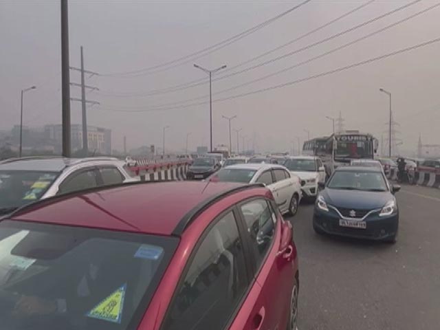 किसान आंदोलन की वजह से एनएच9 पर लगा लंबा जाम