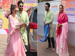 Before Their Wedding, Rakul Preet Singh And Jackky Bhagnani's Fabulously Fashionable Couple Style Gets A Fresh Spin In Pastel Ethnic Outfits Before Their Wedding, Rakul Preet Singh And Jackky Bhagnani's Fabulously Fashionable Couple Style Gets A Fresh Spin In Pastel Ethnic Outfits