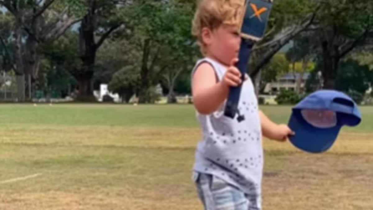 "Rs 25.7 Crore CSK Batter": Internet Reacts On Viral 3-Year-Old Australian Boys Batting Video. Watch