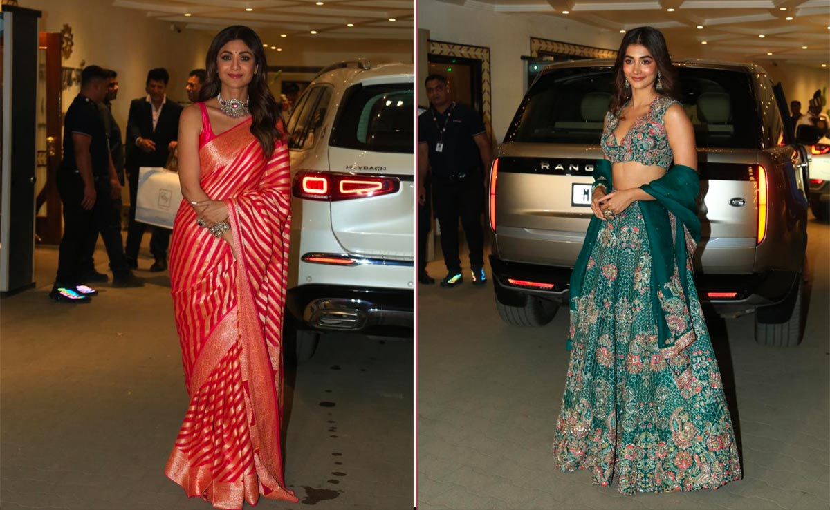 Pics: Shilpa Shetty, Pooja Hegde And Other Stars Lit Up This Wedding Reception