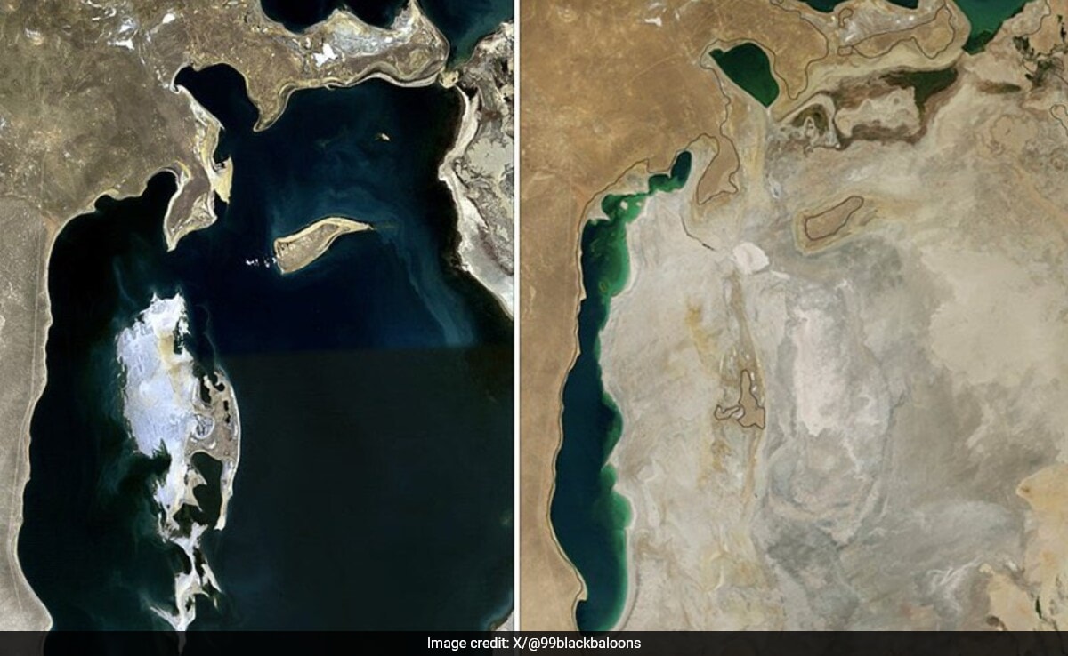 Aral Sea, How Aral Sea Disappeared: An Entire Sea Disappeared In 50 Years. Read The Shocking Story - Vimarsana News