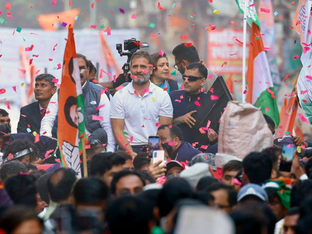 Rahul Gandhi's Bharat Jodo Nyay Yatra Resumes From UP's Pratapgarh