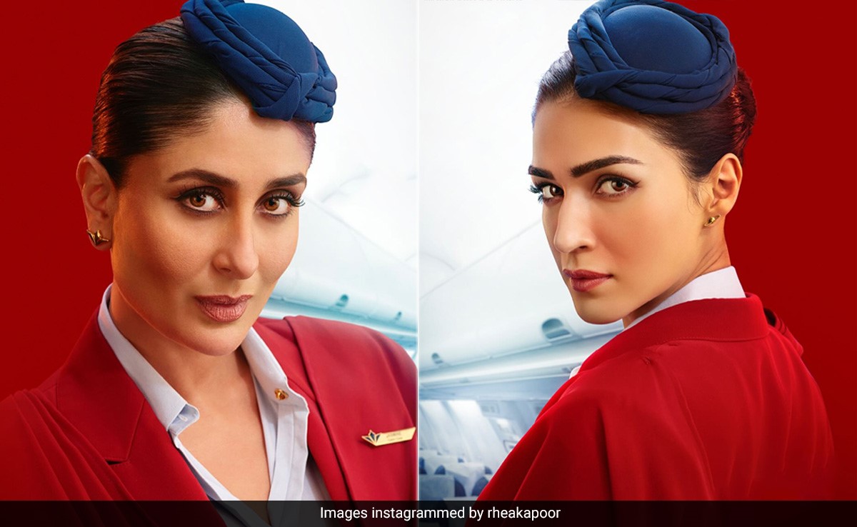 Kareena Kapoor, Kriti Sanon And Tabu's <i>Crew</i> Beauty Looks Give Airhostess Chic A Smooth Landing
