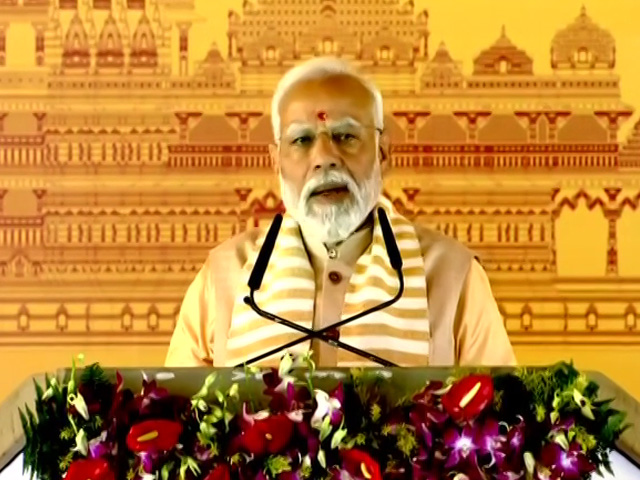 "I Believe That Kalki Dham Will Emerge as Another Significant Centre Of Indian Faith," PM Modi In Sambhal, Uttar Pradesh