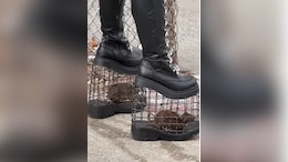 Woman Wears Rat Cage Heels In New York, Shocks Internet