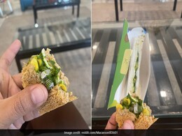 Passenger Finds A Screw In Sandwich On Bengaluru-Chennai Flight, IndiGo Reacts Passenger Finds A Screw In Sandwich On Bengaluru-Chennai Flight, IndiGo Reacts