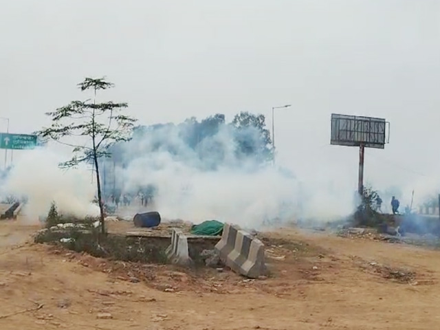 Tear Gas Fired Near Punjab, Haryana's Shambhu Border As Police Hold Mock Drill