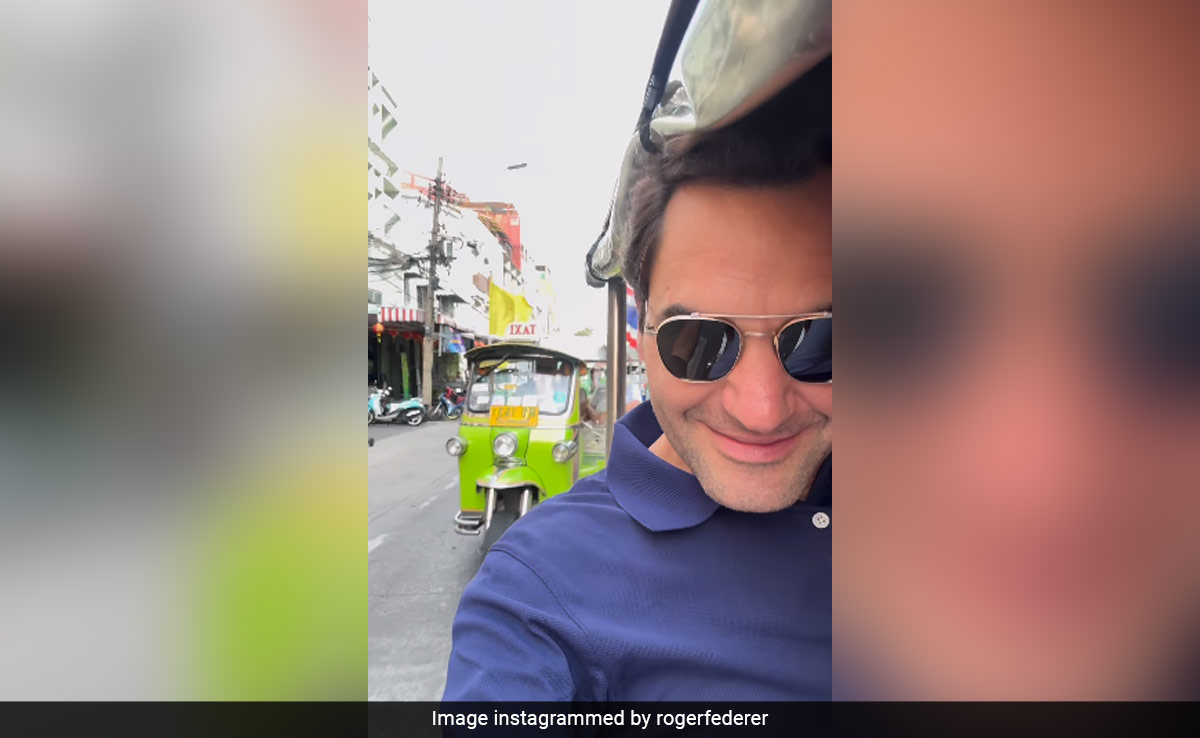 "Fast And Furious": Roger Federer Travels In Tuk-Tuk In Thailand, Deepika Padukone Reacts