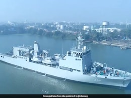 Rajnath Singh Commissions Survey Vessel INS Sandhayak In Visakhapatnam Rajnath Singh Commissions Survey Vessel INS Sandhayak In Visakhapatnam