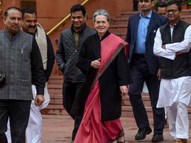 सोनिया गांधी राजस्थान से होंगी राज्यसभा उम्मीदवार, आज दाखिल करेंगी नामांकन पत्र