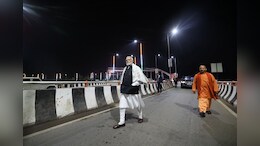 Video: PM Modi's Midnight Inspection Of Lucknow Highway With Yogi Adityanath